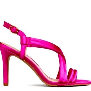 Satin H&M pink shoes
